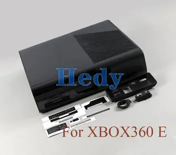 1 комплект За xbox 360 E Пълен Комплект Защитен Корпус Калъф За XBOX 360 Slim Конзола Черен Замяна С Винтови Аксесоари