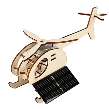 Мини Слънчев Самолет DIY Технология на Слънчев Малък Производство Производство Забавни Изобретени от Събрани Играчки Слънчеви Играчки Новост не мога да понасям Играчки Подаръци