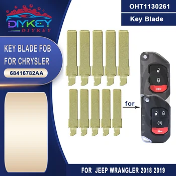 DIYKEY OHT1130261, 68416782AA Панти дистанционно ключ за Jeep Wrangler 2018 2019 (10 бр)