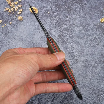 Нов 440 Стоманена Fixed Blade G10 Дръжка Къмпинг Оцеляването на Лов Открит EDC Висока Твърдост Остър Инструмент За Самозащита на Нож
