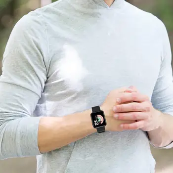 22 мм, Меки Взаимозаменяеми Силиконов Спортен Каишка, водоустойчив, защитен от пот, за Mi Watch Lite/Redmi Watch 10 допълнителни цветове