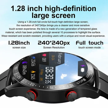 Xiaomi Smartwatch ЕКГ + ТОЧКИ Бизнес Часовници за Мъже Bluetooth Предизвикателство Музика Водоустойчив Спортен Фитнес Тракер, Каишка от Неръждаема Стомана