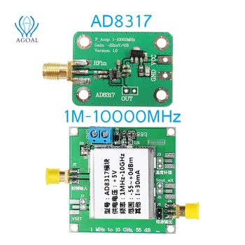 DC AD8317 Радиочестотни логарифмический детектор на електромера 1 М-10000 Mhz-55 dbm до 0 dbm 1 Mhz до 10 Ghz Радиочестотна мощност