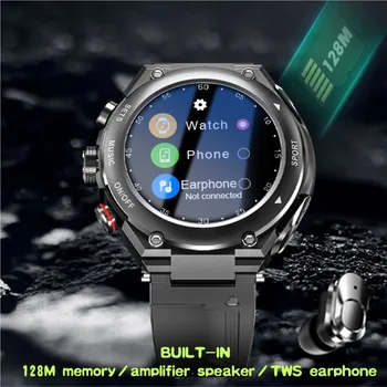 Смарт часовници T92 TWS Bluetooth слушалка Две в едно Възпроизвеждане на местни музика във формат MP3, SMS известия, определяне на сърдечната честота, Умни часовници