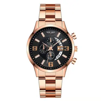 Голям циферблат, най-продаваните мъжки бизнес на часовника от неръждаема стомана, спортни военни мъжки кварцови часовници, модни луксозни часовници за мъже