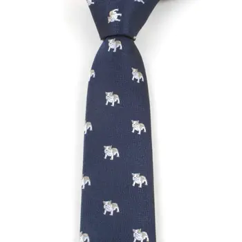 Linbaiway 6 см Вратовръзки за Мъжете Тесни Вратовръзка Вратовръзки Полиестер, Жакард Карикатура Тясна Яка Тънка Вратовръзка с Логото на Поръчка