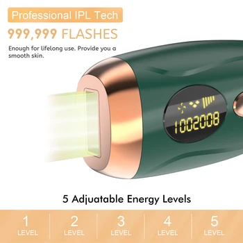 IPL епилация Постоянен Професионален Лазерен Эпилятор За Жени 999999 Светкавица LCD Дисплей Бикини Ipl Лазерната Машина За епилация