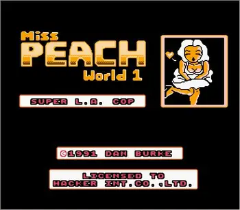 Игри касета Miss Peach World за конзоли NES/ФК