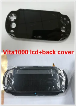 1 комплект Нов Oled LCD екран с рамка + черно обратно делото за PSVita PS Vita PSV PCH 1000 1001 1004 1104 1XXX Consol
