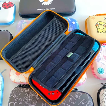 Скъпа Мультяшная Чанта За Съхранение На Плодове За Nintendo Nintendo Switch Игрова Конзола Кутия За Носене Калъф Kawaii Пътен Защитен Калъф За Носене