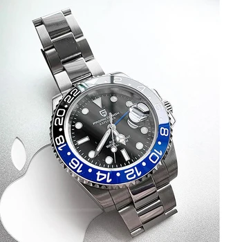 PAGANI ДИЗАЙН 40 ММ Автоматични висок клас на Марката Луксозни Мъжки Механични Часовници е От Неръждаема Стомана GMT Часовници Мъжки Часовници Reloj Hombre 2020