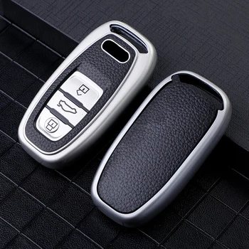 Калъф за Ключове на Автомобила от TPU за Audi A4 A5 A6 A7 A8 Q8 Q5 S6 S7 S5 S4 RS6 RS7, 3 Бутона, Умен Бесключевой Вход, Дистанционно Управление, Защитно покритие