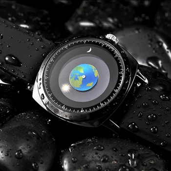 ADDIES Нов Мъжки Часовник Креативен Дизайн на Въртенето на Земята Луната Слънчеви Часовник е Водоустойчив Кварцов Ръчен Часовник Мъжки Часовник Reloj de hombre