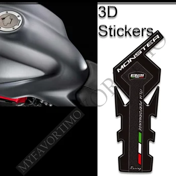 Облицовка На Резервоара Дръжки За Мотоциклети Ducati Monster 821 Мотоциклетни Етикети Етикети На Газ, Горивен Маслен Комплект Защита На Коляното