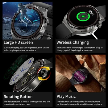 LIGE Bluetooth Предизвикателство Смарт Часовници Мъжки HD Екран Спортен Гривна Гласов Асистент Водоустойчив Мъжки Умни Часовници За IOS и Android 2022