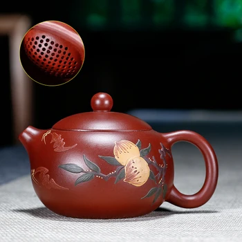 Топ Китайски Стил Глинен Чайник Yixing Master Кана За Заваряване на Чай Луксозни Реколта Цветя Кунг-фу Керамични Аксесоари За приготвяне на Чай Teteras