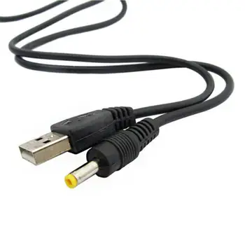 0,8 м Кабел, Подходящ за PSP 1000 2000 3000 USB 5-кабел за зареждане щекер кабел за зареждане, Кабел към DC 1A 4,0x1,7 мм Мощност USB Y6N0