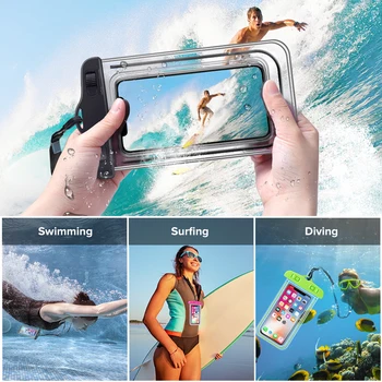 Универсален Водоустойчив Калъф За Телефон Водоустойчива Чанта за Мобилен Калъф за iPhone 14 13 12 11 Pro Max Xiaomi Redmi Huawei Samsung