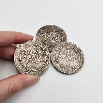 1486 Рицар Възпоменателна Монета Събиране На Подаръци Предизвикателство Монета Декорация На Дома Занаяти Настолни Декорация На Подаръци Сбирка