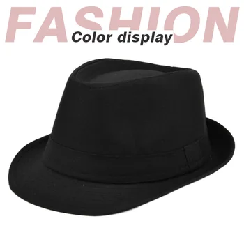 Jazz Hat Men Дишаща Linen Top Hat Fedora Outdoor Sun Hat Къдрава Straw Hats For Men капачка дамски мъжки Chapeau Visor Cap
