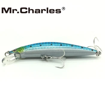 Mr.Charles CMC008 Риболовна Стръв 90 мм/12,5 г 0-0,8 м Плаващи Супер Потъва Стръв Лещанка Риболовна Стръв Цветни 3D Очите