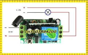 Кодиращи модул предавател PCB + 12 v dc приемник RF 3 3,7 4,5 В 5, В 6, В 9, В 12 и В Предавател, Приемник и дистанционно управления315/433