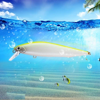 Пластмасови Воблери Риболовна Стръв Дълбоко Дълго Хвърли Твърда Изкуствена Стръв 3D Очите Моделиране на Морски Костур Pesca Риболовни Аксесоари