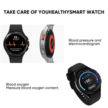 Оригинални Samsung Galaxy Watch 4 Класически 42 мм/46 мм Смарт часовници Super AMOLED Дисплей Измерване на кръвното налягане, ЕКГ Фитнес Смарт Часовници