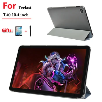 Ултра тънък калъф за Teclast T40 10,4 инча 2021 Tablet PC от Изкуствена кожа Защитен Калъф за Teclast T40 + Филмов стилус