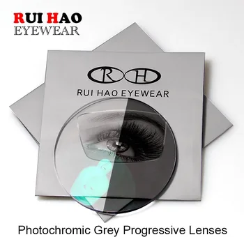 1.56 1.67 1.61 Фотохромичните сиви или Кафяви Прогресивни лещи HMC Оптични лещи, Предписани Индивидуално очила Руи Hao Eyewear