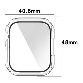 360 qwerty на цял екран Защитно фолио За Apple Watch Калъф 7 45 мм 41 мм Пълен Броня от TPU Калъф 41 мм 45 мм Аксесоари За Apple Watch Калъф 7