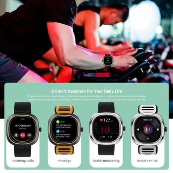 DOOGEE D11 Smartwatch IP68 Водоустойчив Bluetooth сърдечната Честота в реално време, 70 Спортни Режими 300 mah Батерия За Мобилен Телефон Android и iOS
