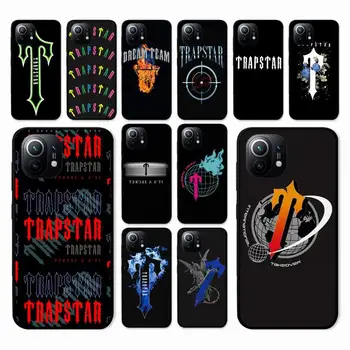 Калъф за мобилен телефон с логото на Trapstar за Xiaomi Mi 12s Ultra 11 11x10t 9 8 Se 12 Note 10 Pro Lite Poco X3 F3 M3 Калъф