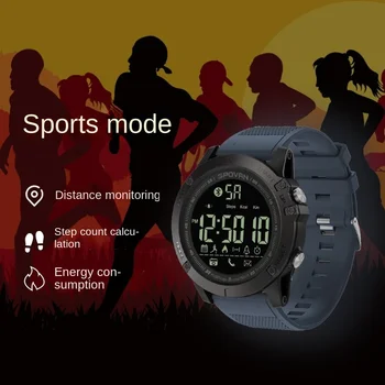 Смарт часовници бягане водоустойчив крачкомер спорт на открито Bluetooth многофункционални електронни часовници за мъже