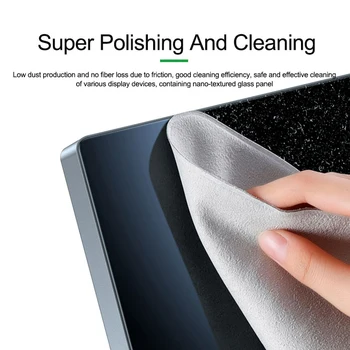 Кърпа за полиране за iPhone Плат за почистване на екрана За iPad Apple Mac Watch iPod Pro Display XDR Без кърпичка За iPhone 12 Pro Max